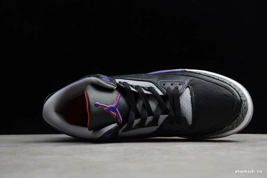 Retro Jordan CT8532-050 Purple 3 CT8532-050 Court Black Air 0912